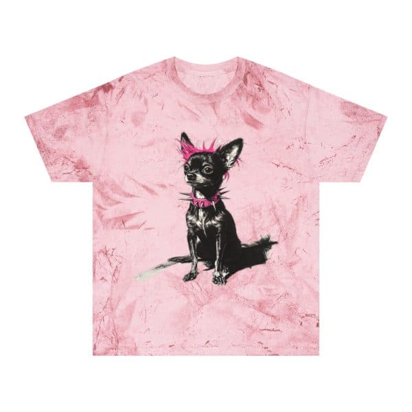 Punky Dog Unisex Color Blast T-Shirt - Image 5