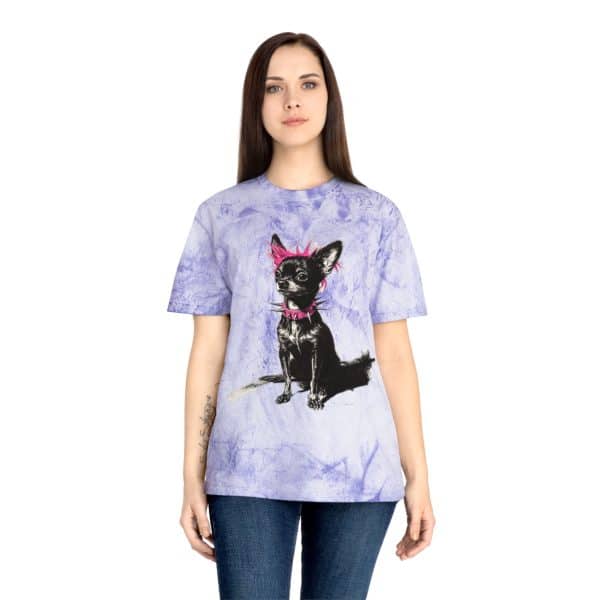 Punky Dog Unisex Color Blast T-Shirt - Image 4