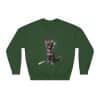 Punky Dog Unisex DryBlend® Crewneck Sweatshirt - Image 5