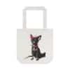 Punky Dog Cotton Tote Bag - Image 5