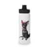 Punky Dog Stainless Steel Water Bottle, Sports Lid - Image 5