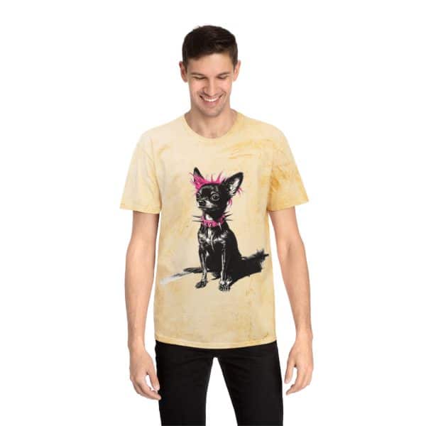 Punky Dog Unisex Color Blast T-Shirt - Image 19