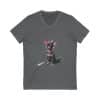 Punky Dog Unisex Jersey Short Sleeve V-Neck Tee - Image 9