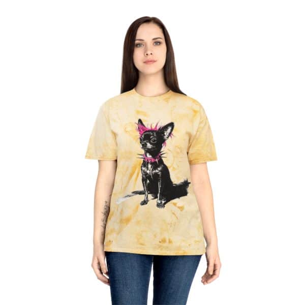 Punky Dog Unisex Color Blast T-Shirt - Image 20