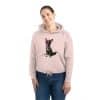 Punky Dog Women's Bower Cropped Hoodie Sweatshirt - Image 6