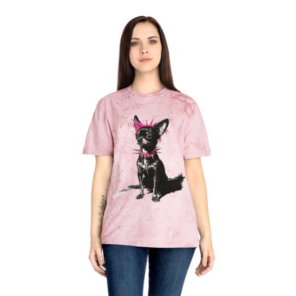 Punky Dog Unisex Color Blast T-Shirt - Image 8