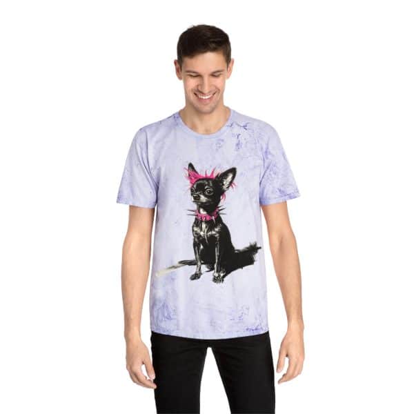 Punky Dog Unisex Color Blast T-Shirt - Image 3