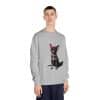 Punky Dog Unisex DryBlend® Crewneck Sweatshirt - Image 4