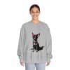Punky Dog Unisex DryBlend® Crewneck Sweatshirt - Image 3