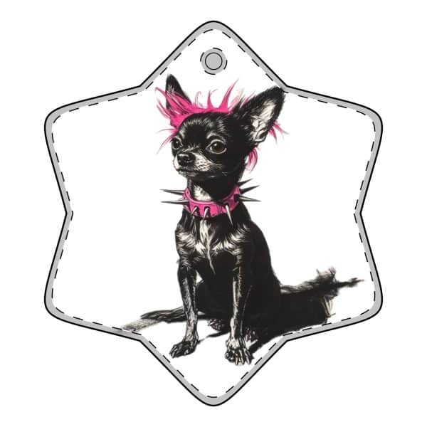 Punky Dog Acrylic Ornaments (Multi-shape) - Image 3