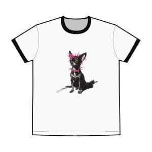 Punky Dog Men's Staple Ringer Tee